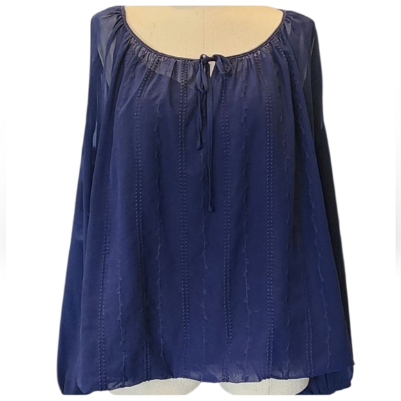 AB STUDIOS COLD SHOULDER BLOUSE - Picture 1 of 8
